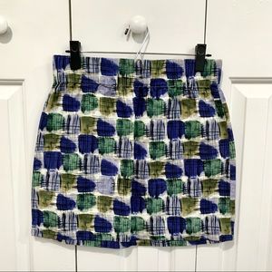 Banana Republic printed skirt, size 2